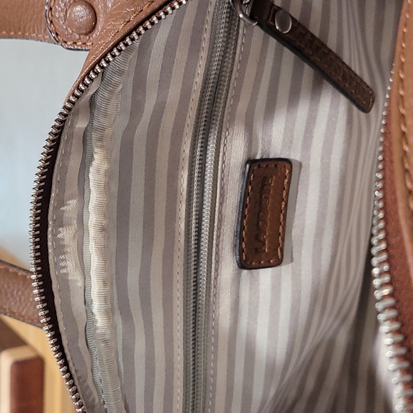 Lacoste Leather Satchel Handbag - Picture 7 of 9